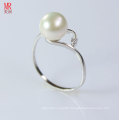 Fashion 925 Pure Silver White Pearl Ring (ER107)